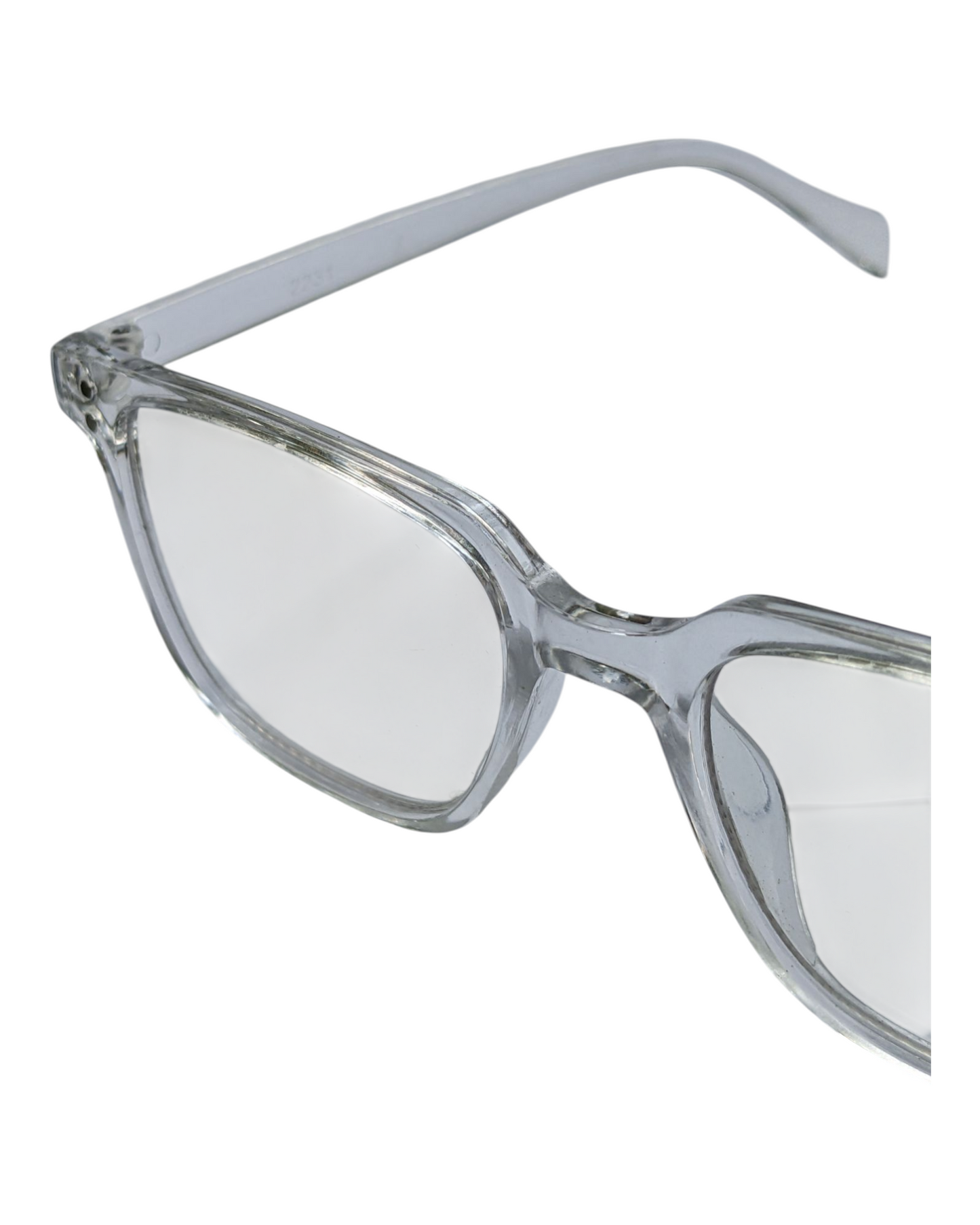 Minimalist Transparent Frame Glasses – Unisex Eyewear for Everyday Style