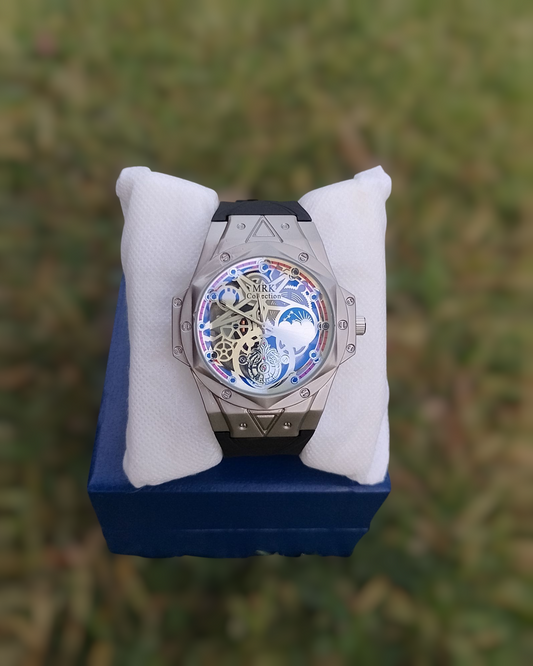 Men’s Hexagon Dial Strap Watch – Unique Design, Bold Style