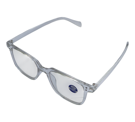 Minimalist Transparent Frame Glasses – Unisex Eyewear for Everyday Style